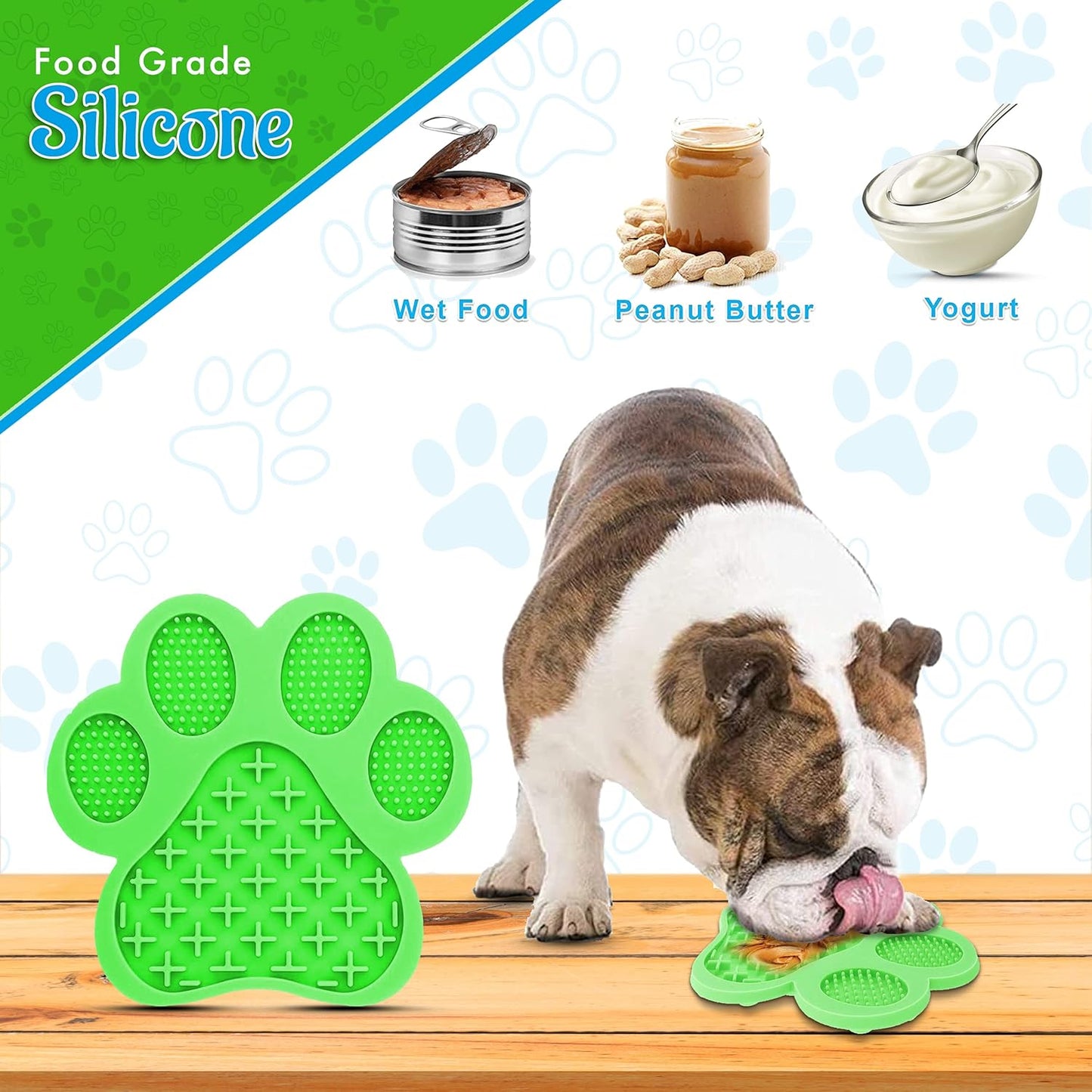 Dog Nail Clippers - Dog and Cat Pet Nail Trimmers with Nail File | Grooming Tool for Pets with Lick Mat - Professional Nail Clippers for Small Medium Large Breeds, Green