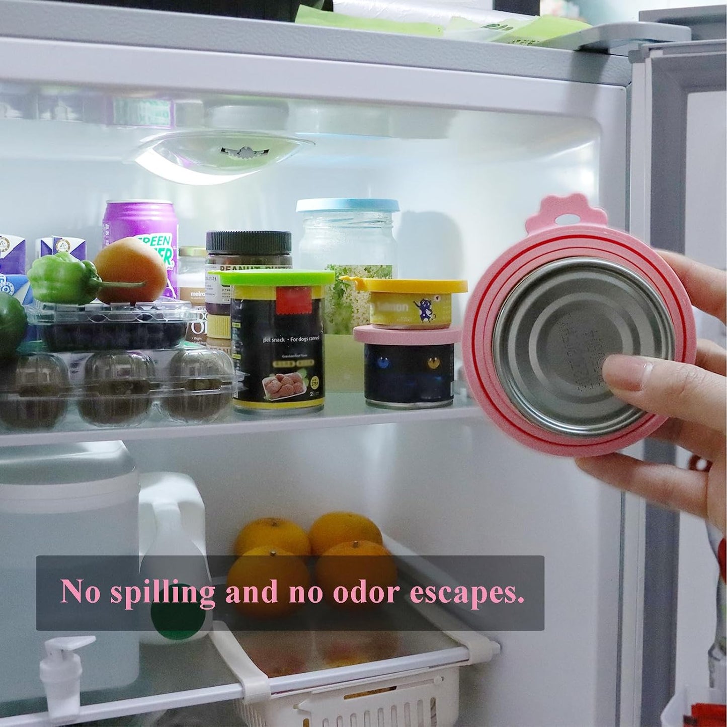 Food Can Lids, Universal BPA Free Silicone Can Lids Covers for Dog and Cat Food, One Can Cap Fit Most Standard Size Canned(4 Pack Multicolor