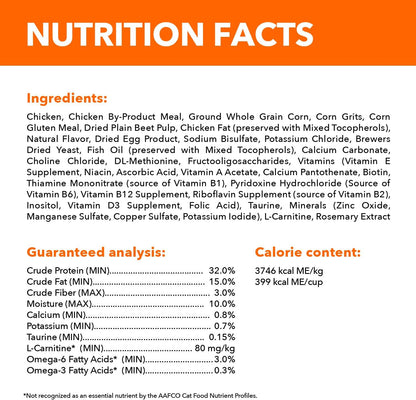 Proactive Health Adult Healthy Dry Cat Food with Chicken, 7 Lb. Bag