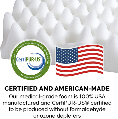 Orthopedic Dog Bed for Large/Medium Dogs W/ Removable Bolsters & Washable Cover, for Dogs up to 55 Lbs - Plush & Velvet Waves Perfect Comfort Sofa - Brownstone, Large