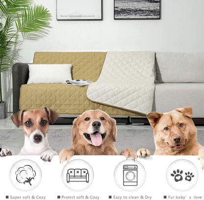 Dog Bed Covers Dog Rugs Pet Pads Puppy Pads Washable Pee Pads for Dog Blankets for Couch Protection Super Soft Pet Bed Covers for Dog Training Pads 1 Piece 82"X82" Taupe