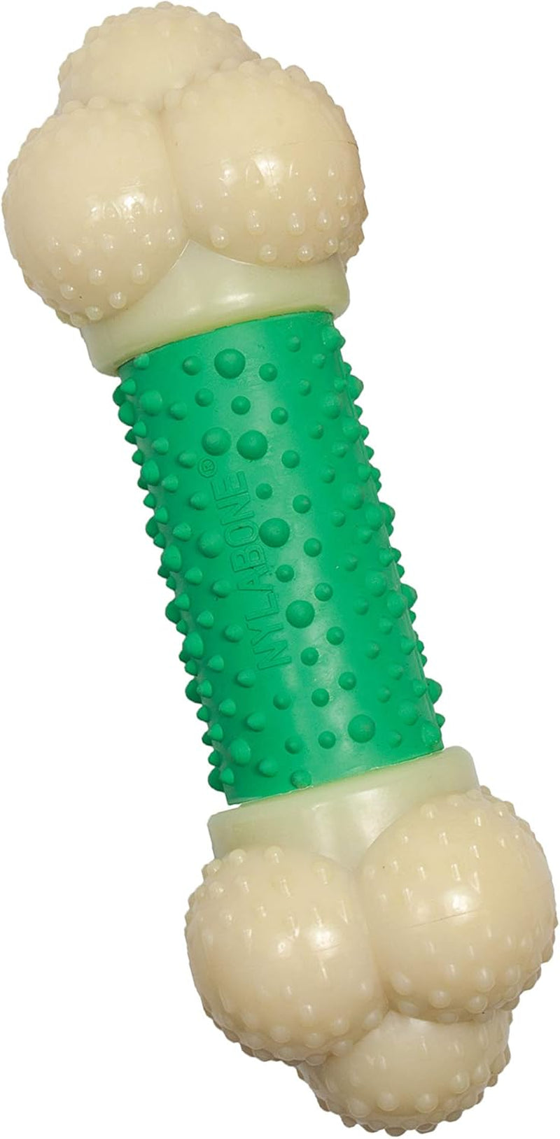 Double Action Bone Power Chew Toy for Dogs, Dog Toys for Aggressive Chewers, Bacon Flavor, X-Large - 50+ Lbs, 1 Count